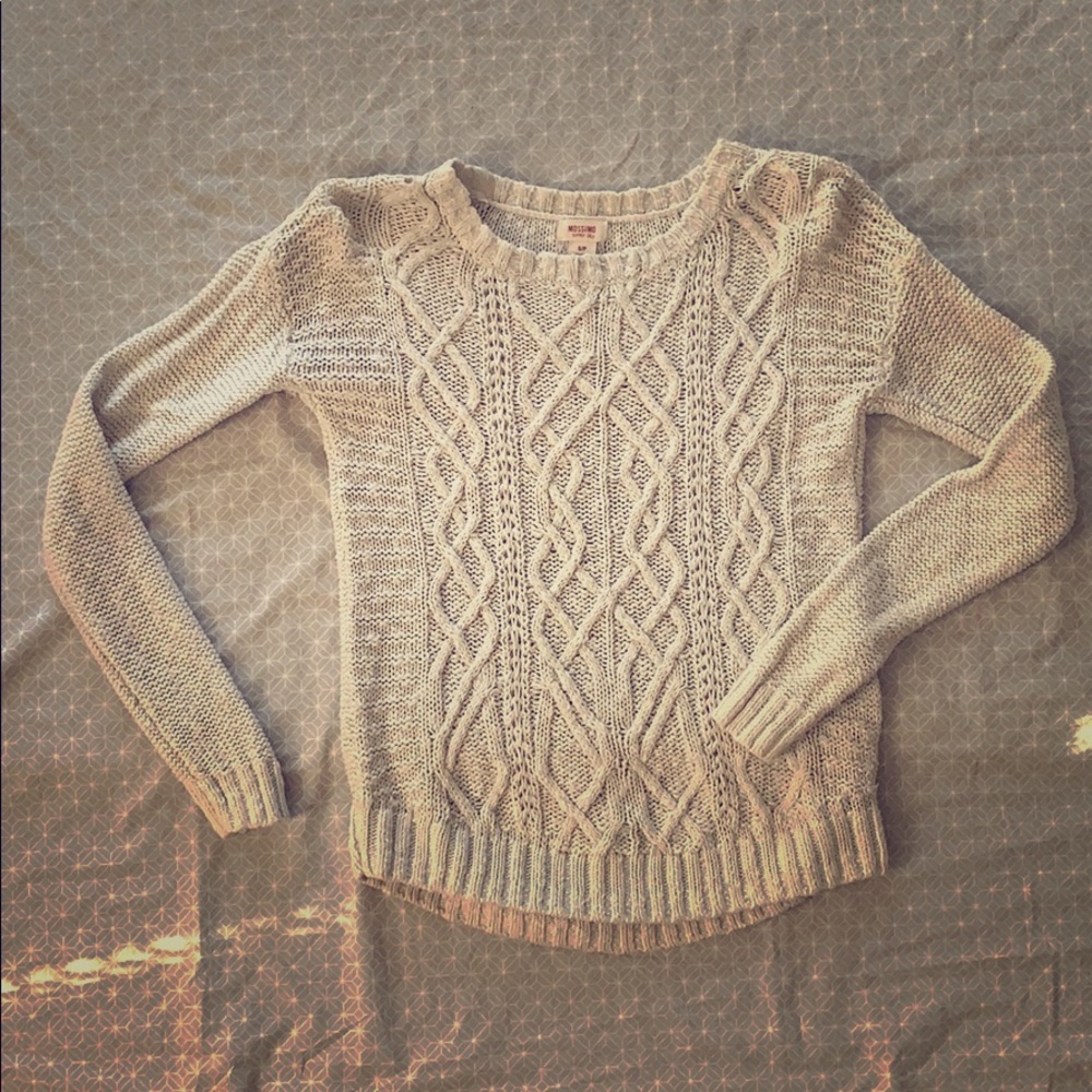White Knit Sweater